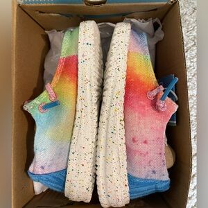 Hey Dude Wendy toddler girls Dreamer Magic shoes US Size K7. New in box